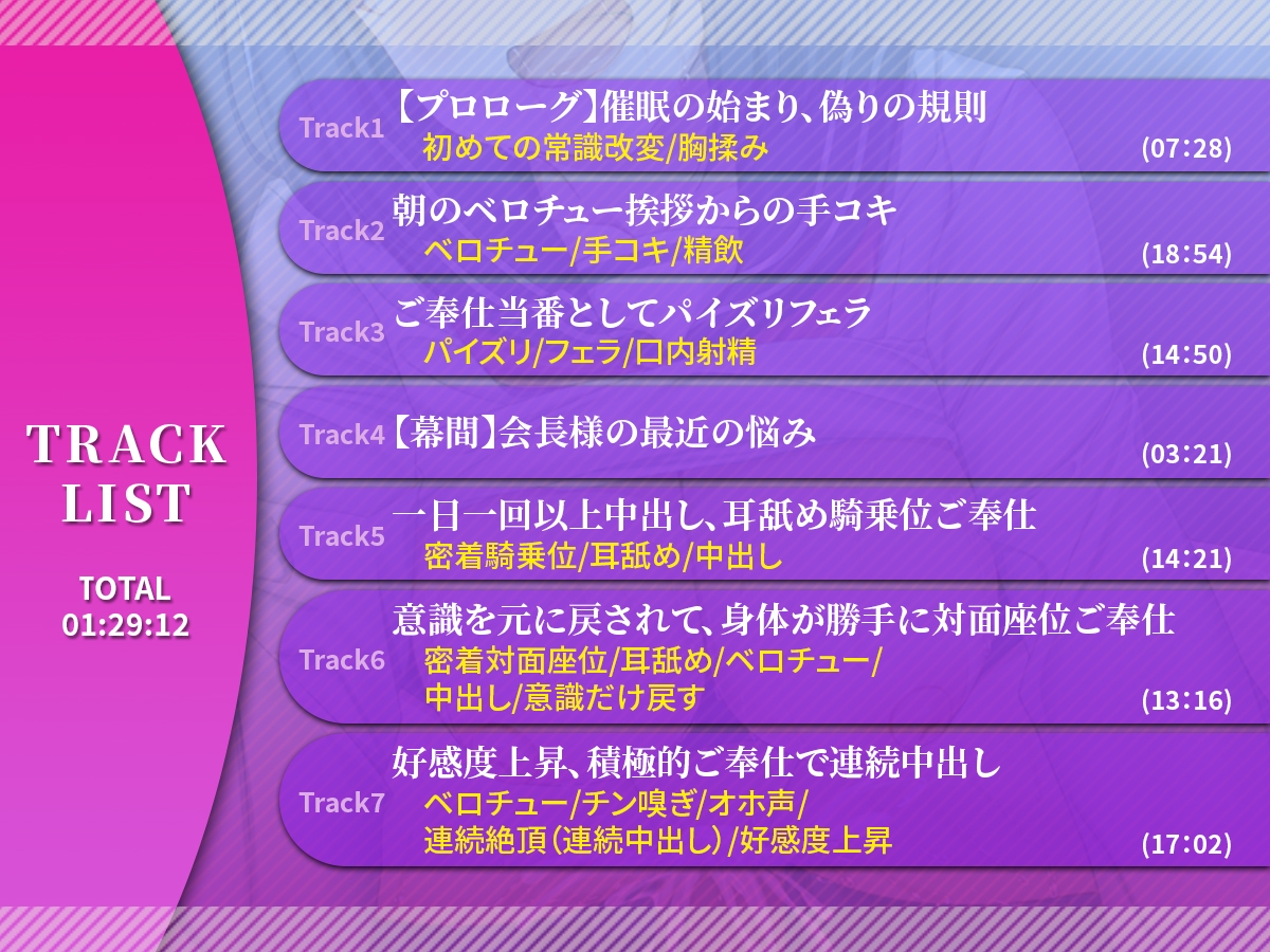 【音声版】俺を嫌いな品行方正な会長様を、常識改変で卑猥な性処理メス豚に堕とす