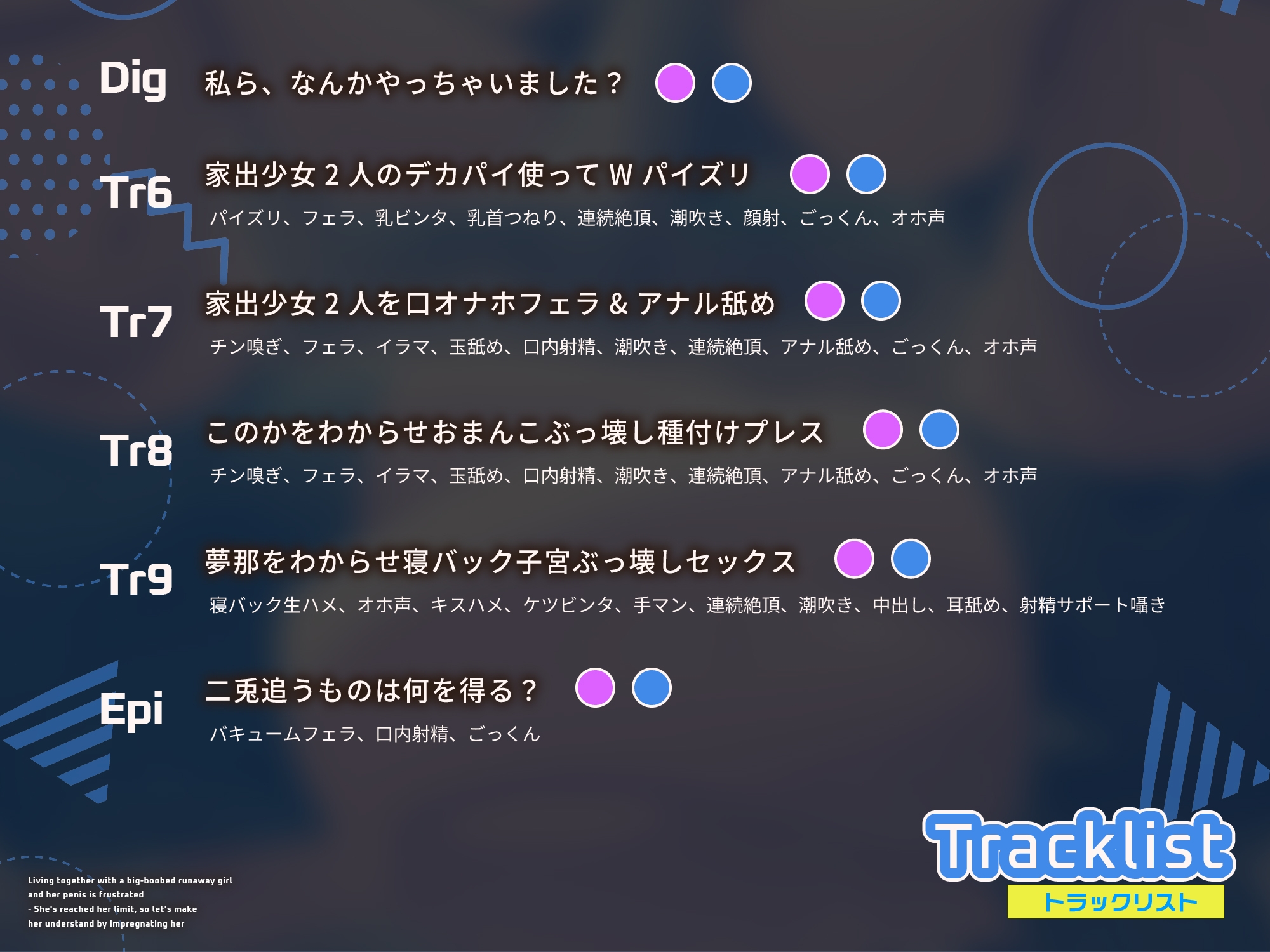 【ちんイラ→無様オホ/ドスケベ事後差分イラスト】デカパイ家出少女とおちんぽイライラ共同生活～限界来たから種付け孕ませわからせ～【KU100】
