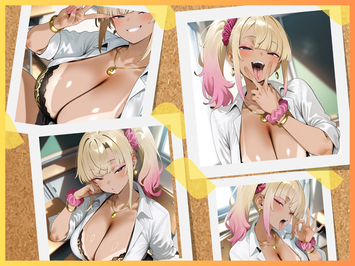 吐精委員ビャルビッチ勃起したら即アウト JKギャルにバレたら搾精確定「泣きながら出すの、ほんと似合うね♡ザコ先生w」