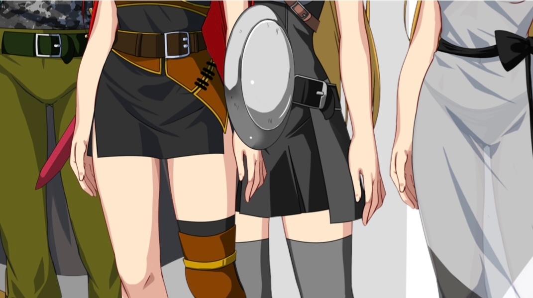 【フリー素材】ギルド系モブ(たれ目ロングヘアー) 【大容量の立ち絵&イラスト】