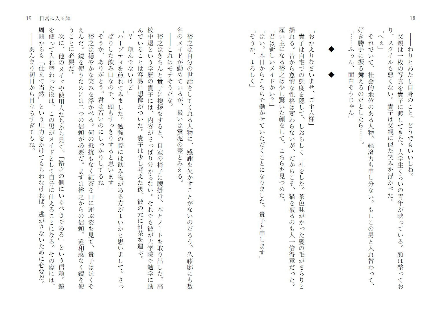 鏡越しの服従(前編)