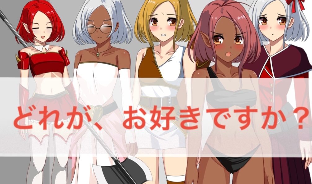 【フリー素材】ギルド系モブ(普通目&線目ショートヘアA) 【大容量の立ち絵&イラスト】