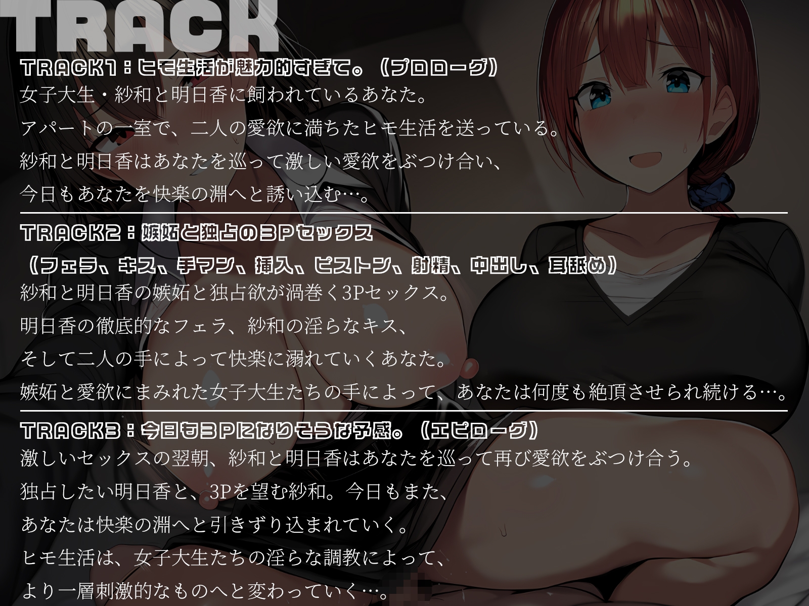 【KU100】飼い主は巨乳女子大生～JD飼い主に徹底的に調教されるヒモ生活～