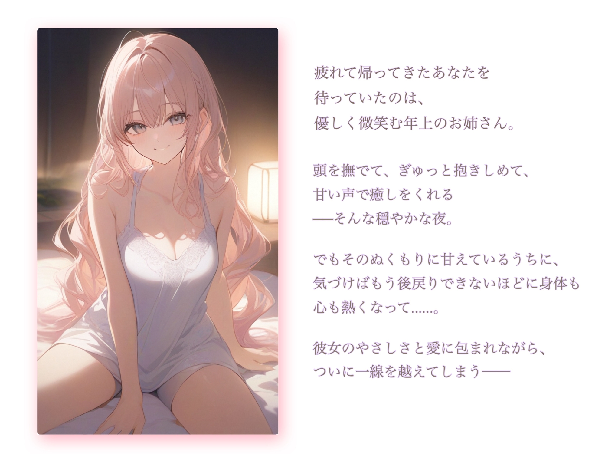 お姉さんと秘密のひとときvol.1～疲れた夜に甘やかしH～