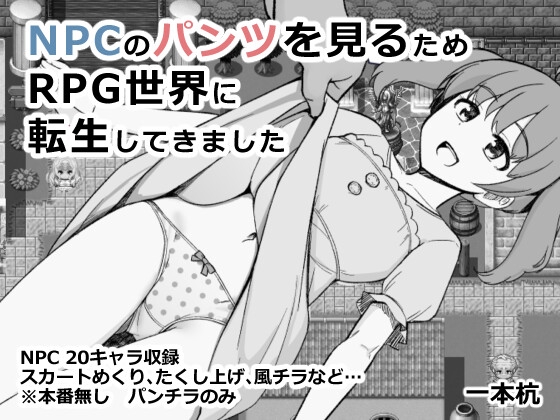 NPCのパンツを見るためRPG世界に転生してきました