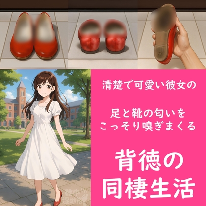 【足の匂いフェチ】初めてできた大好きな彼女の足の匂いをバレないように嗅ぎまくる背徳の同棲生活