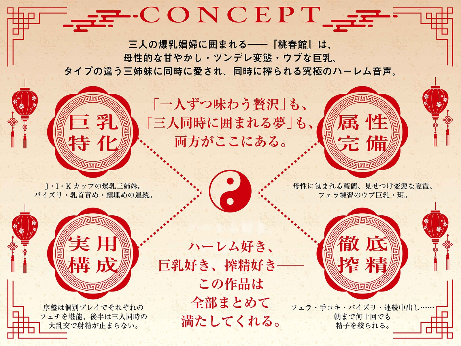 【おねしょた × 爆乳三姉妹】あまあま桃源郷 ～エッチなことなら何でも教えてくれるおっぱいのでかいおねえちゃんたちのところで精子を出すのがぼくの仕事です～