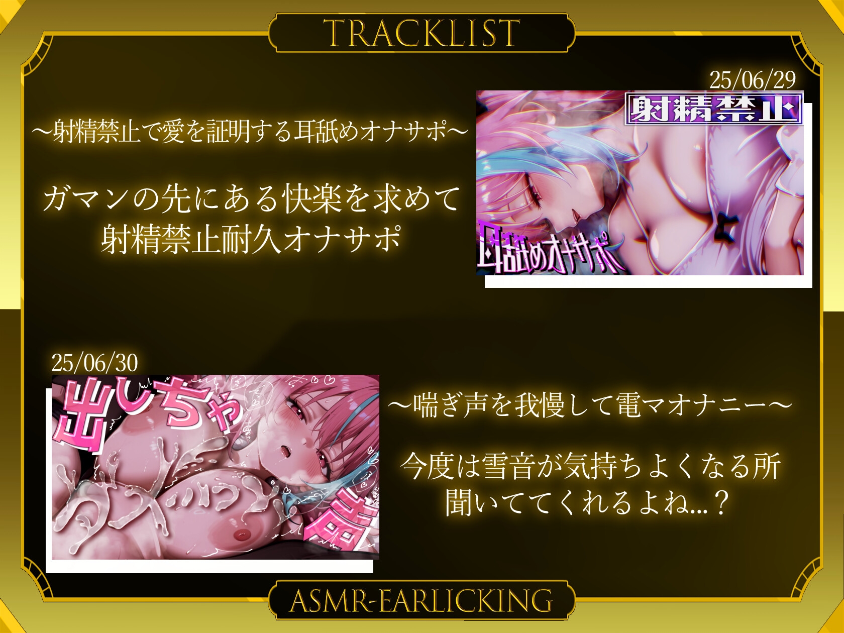 ✅ヌキ特化✅淫乱配信者のオナニー?オナサポ?ヌくためだけのエロが詰まった配信音声集【計234分+限定音声】