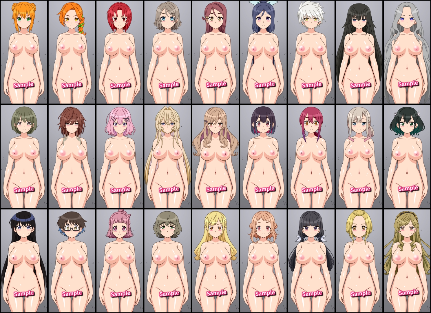 27人のパイパンヌードの女の子を「みつめえっち」したい人向けのCG集2025-庚-