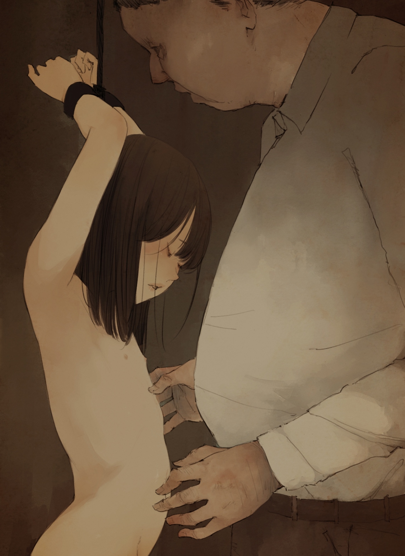 小さな身体を大人の力で押さえつけ何度も○す