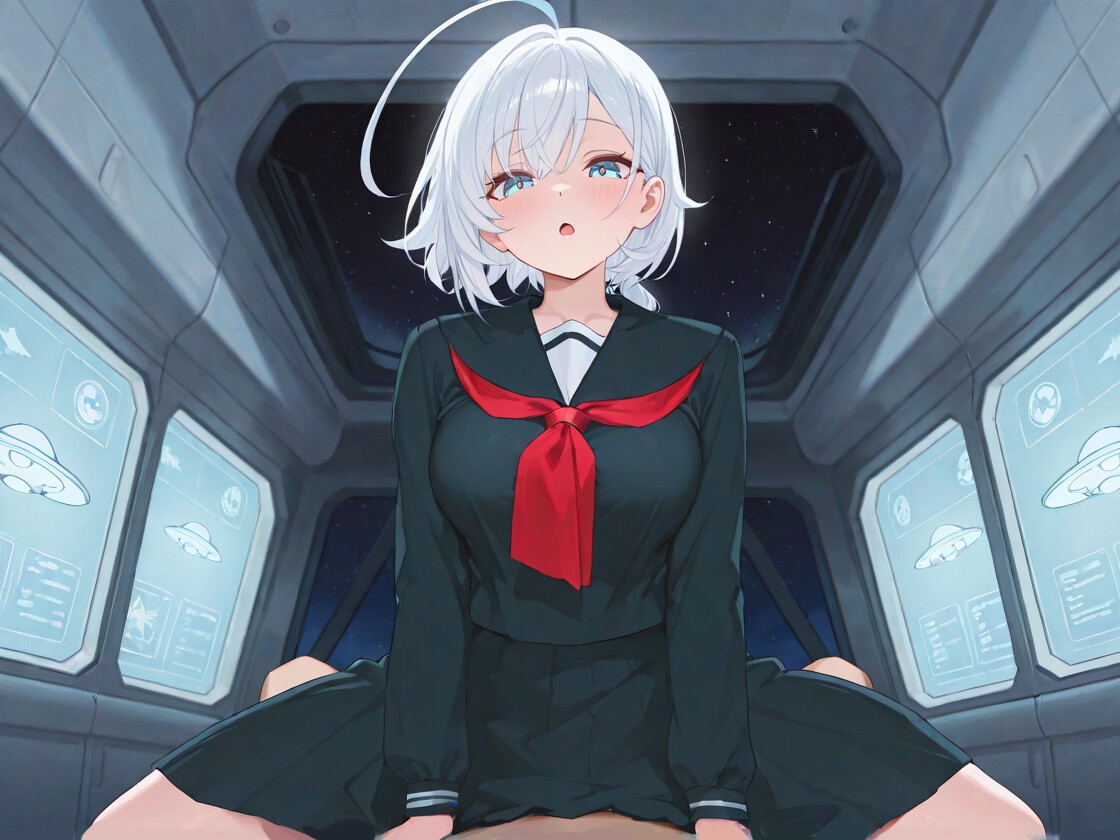 銀髪クールな僕の彼女は宇宙人〜子作り実験に成功しないと強○送還されるそうです〜【巨乳/孕ませ/ラブラブ】