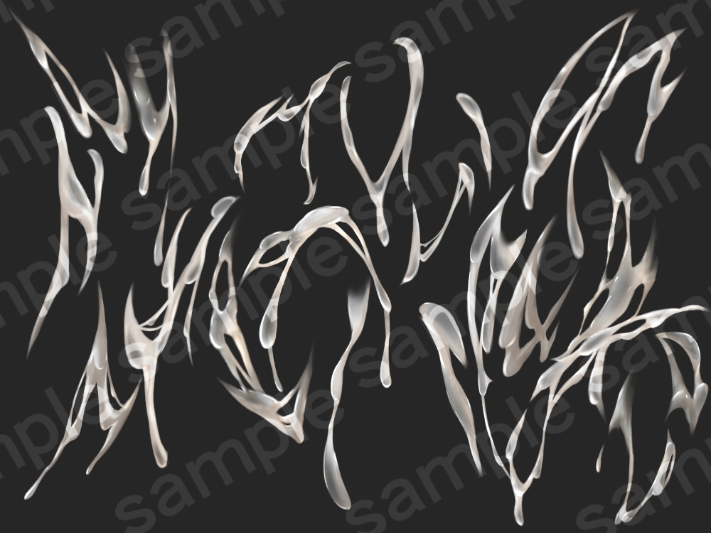 重ねて楽々!濃厚ザーメン透過素材part2