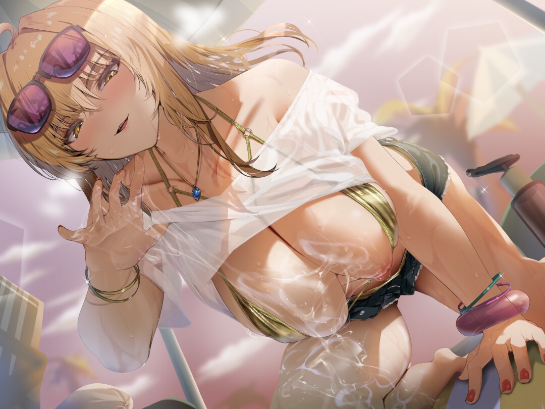 【期間限定99円/2時間】爆乳ギャルお姉さんの暮らす海辺の地元へ戻った3日間〜全肯定ぬるぬるパイズリで癒されて〜【KU100】