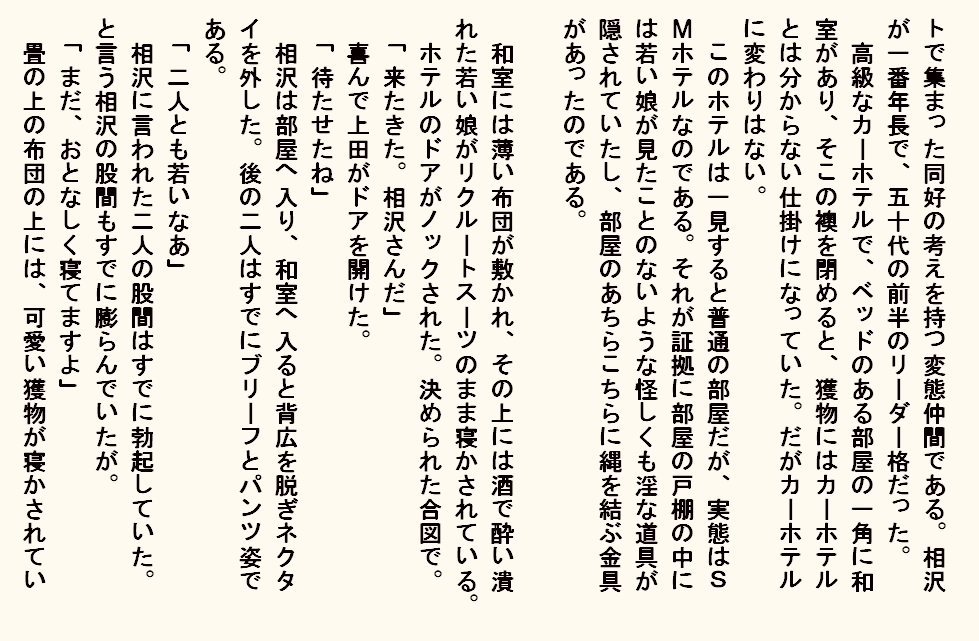 小説 お持ち帰り新入社員