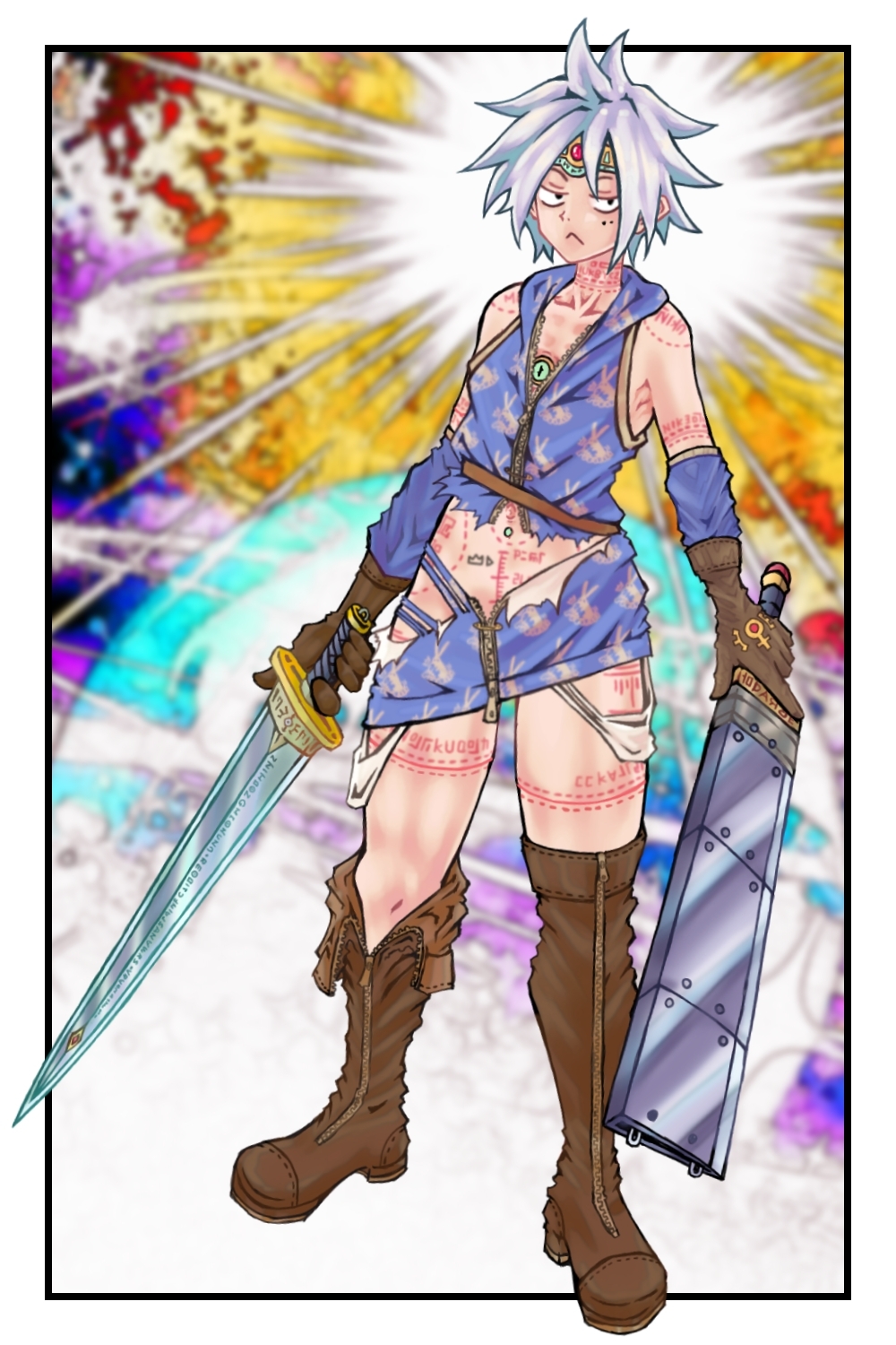 【着衣版】新約の勇者プロテスタ イラスト集