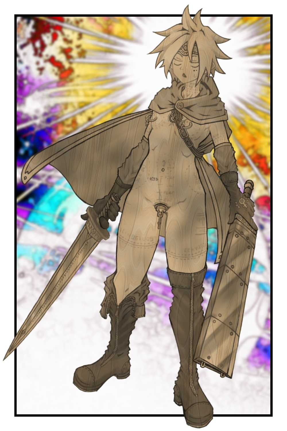 【脱衣版】新約の勇者プロテスタ イラスト集