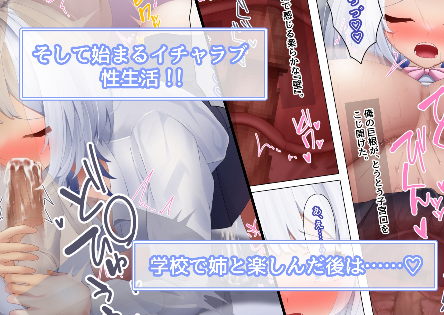 学園の巨乳姉妹をセックス三昧の果てに孕ませるまで～心の読める姉と性欲狂いの妹～