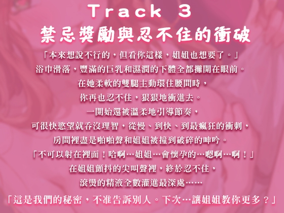 【中文音聲】溫柔S姐姐的禁忌性教育,浴巾 x 巨乳 x 忍不住內射【濕身誘惑】