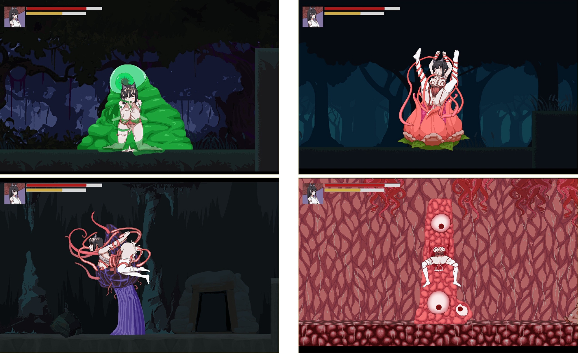 【中英日】退魔巫女-異種淫獄