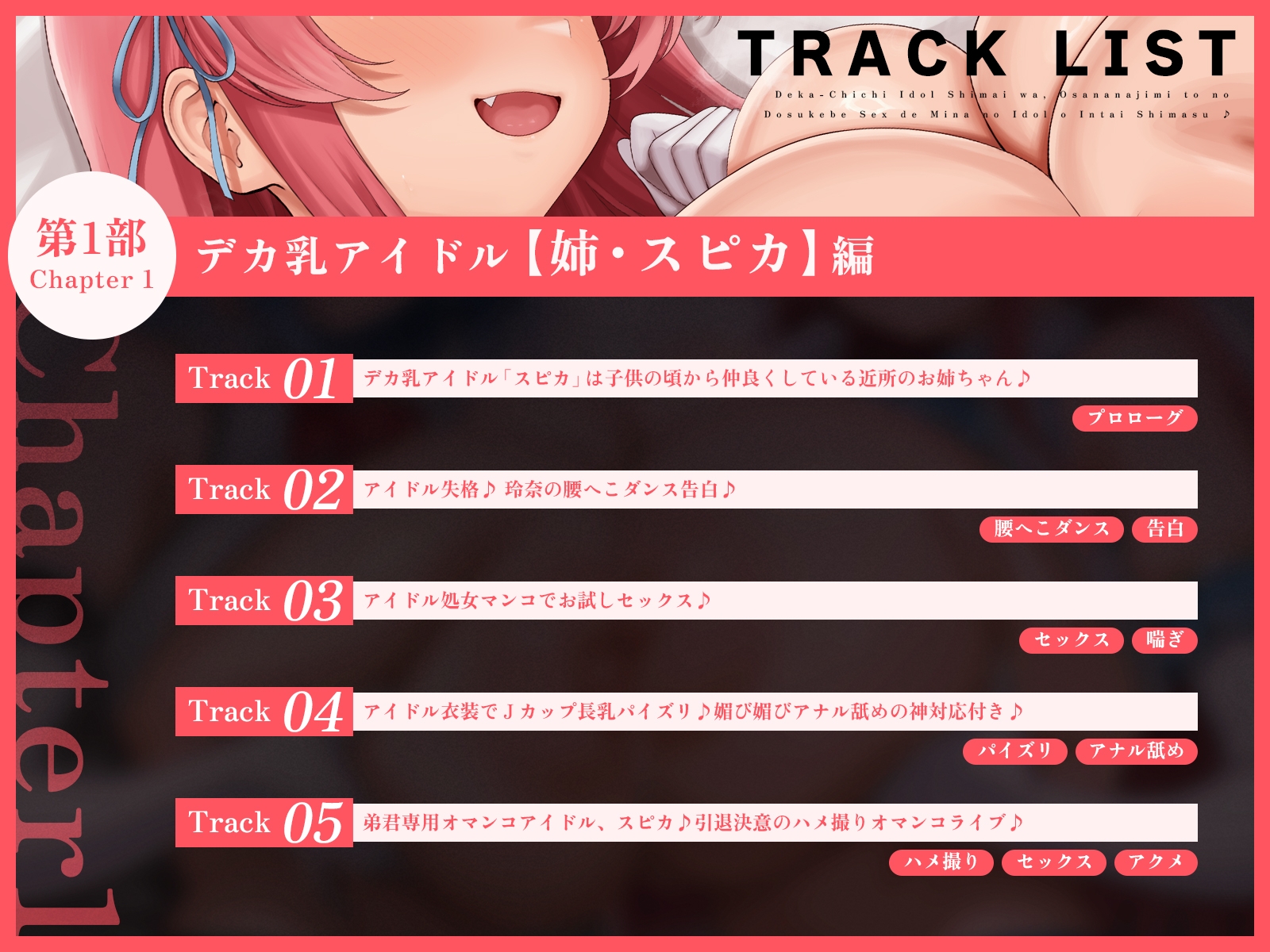 【たっぷり長編】デカ乳アイドル姉妹は、幼馴染とのドスケベセックスで皆のアイドルを引退します♪【KU100】