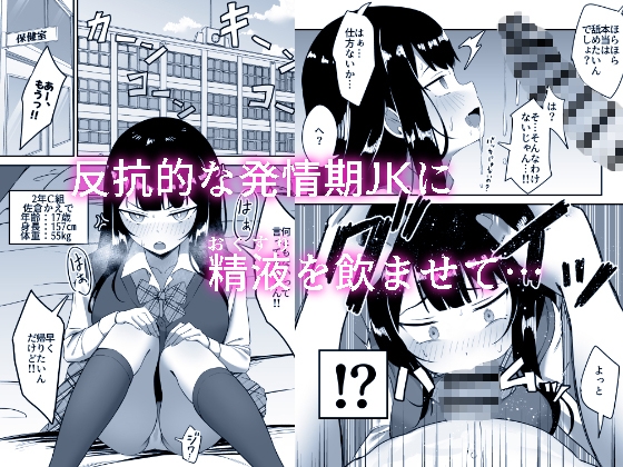 ジト目JKの発情期マ〇コに教育的性指導