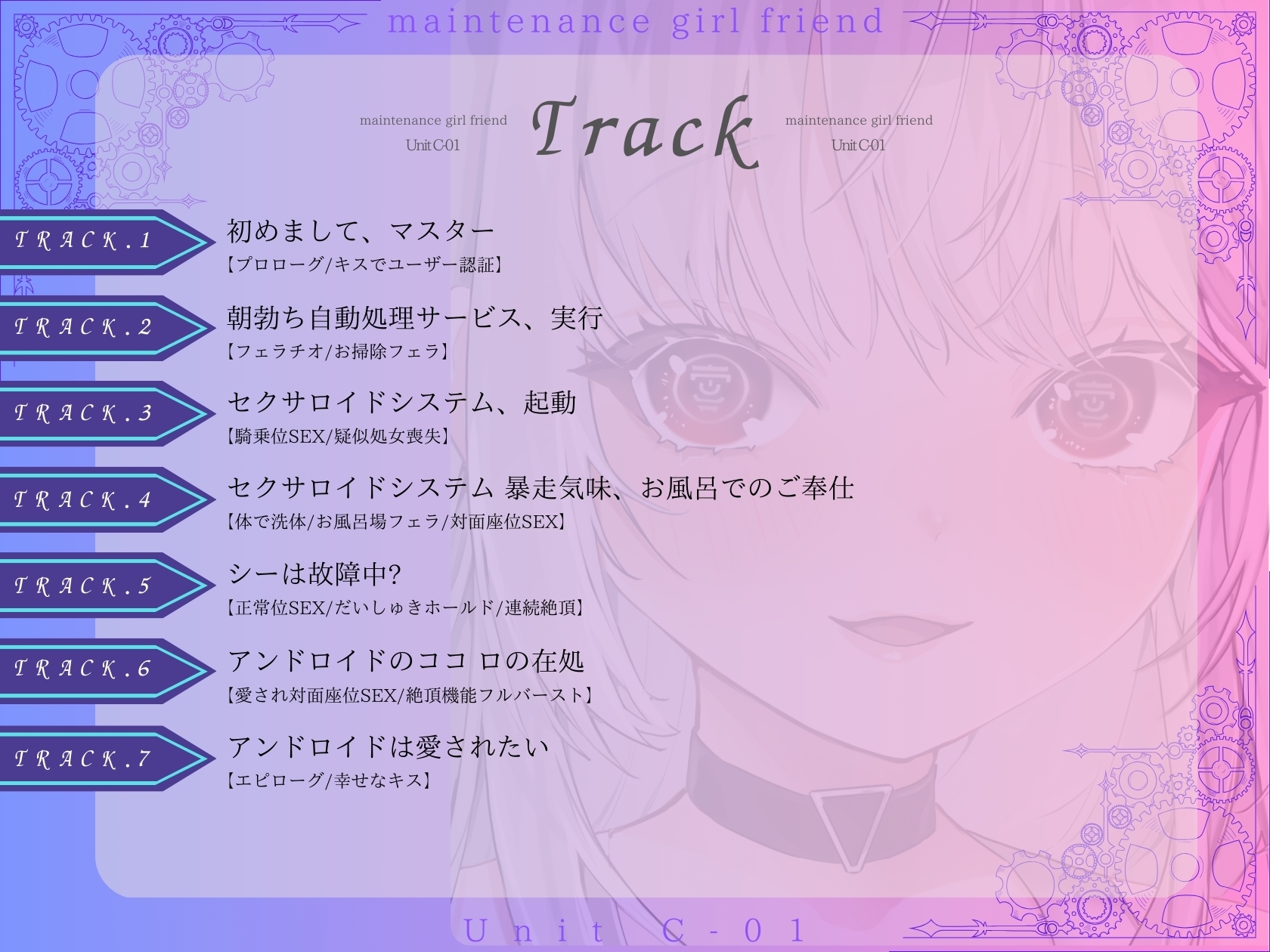 【✅CV.階乗セレナ様✅】メンテナンス彼女・ユニットC-01