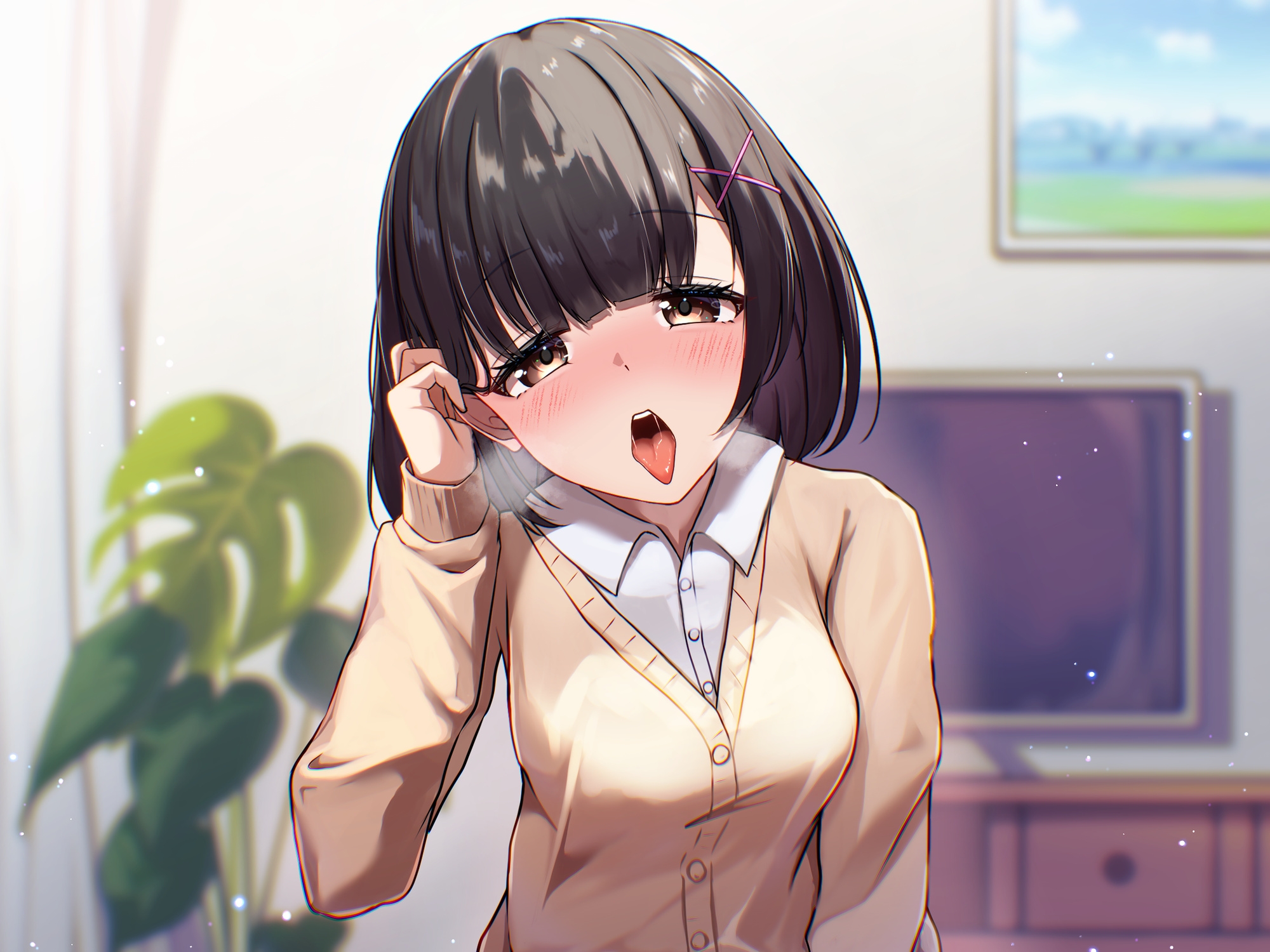 陰キャ彼女のねっとりファーストキスがエロすぎて、我慢できずに暴発しちゃった話