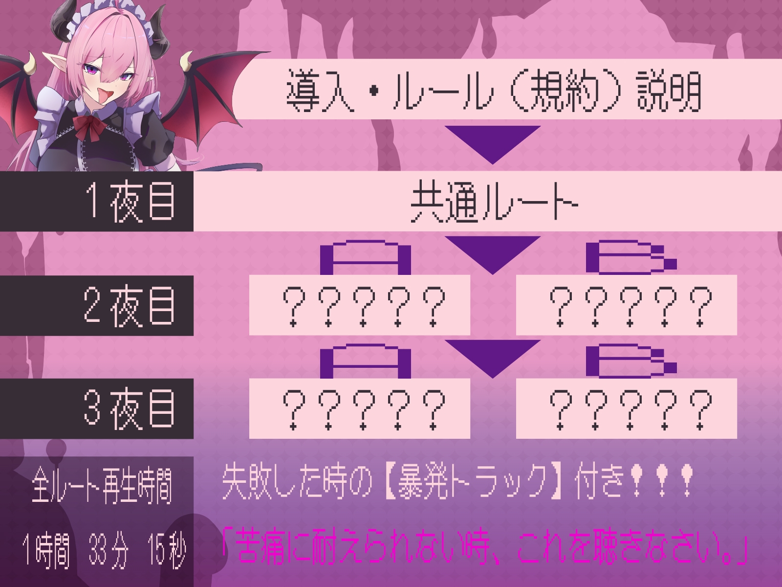 ✅28日間限定5大特典♡✅【CV.月詠すい】阿鼻叫喚！?サキュバスメイドのオナサポ無間地獄！一寸先はオナ闇コールセンター編【ルート分岐有！マゾ向け】