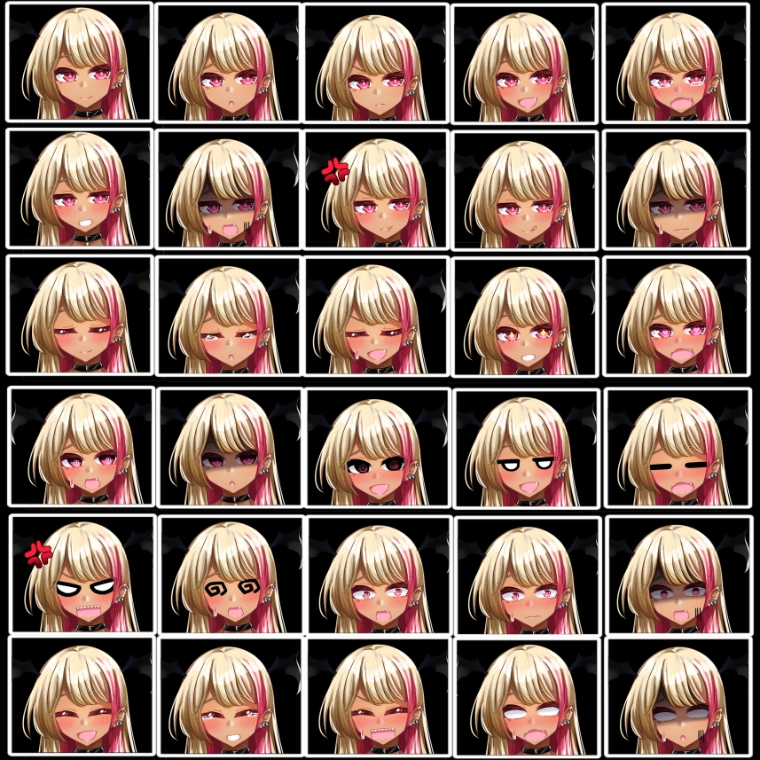 立ち絵素材 ギャルサキュバス HCGセット