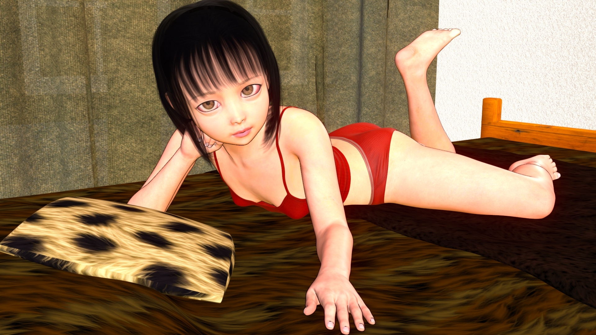 おかっぱ少女を眺めたりHしたりする動画