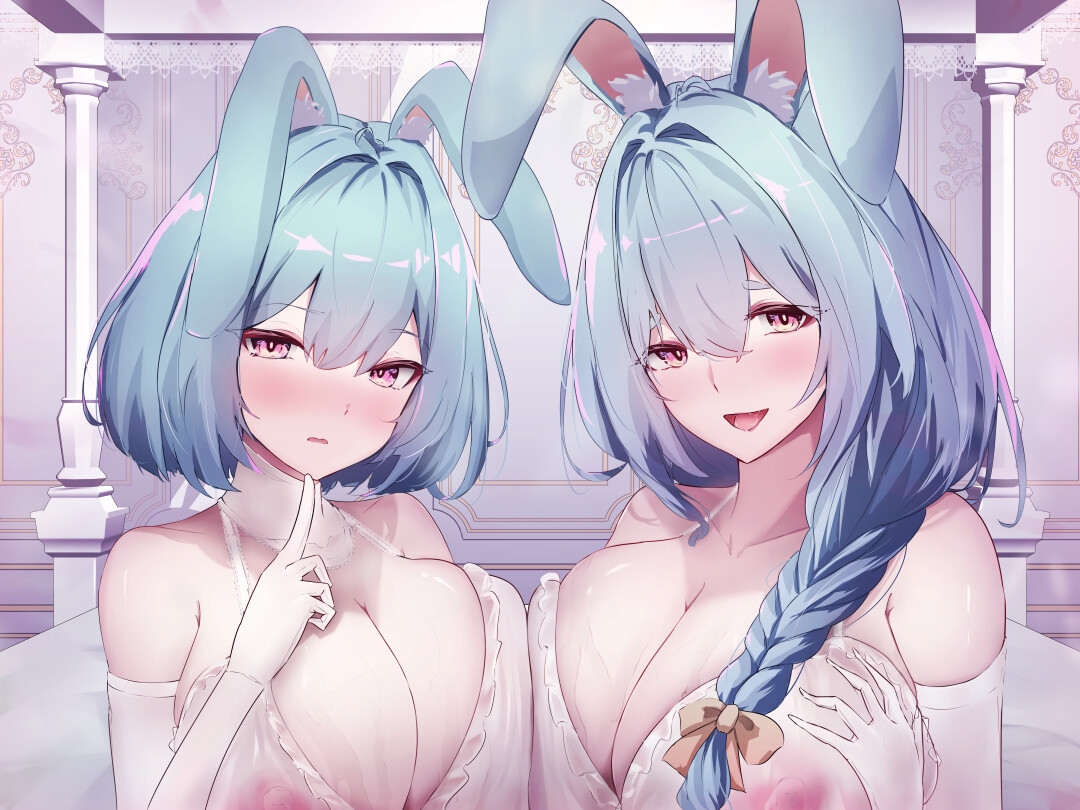 【期間限定99円/2時間】獣人国の爆乳兎の王妃は姫の婚約者を味見したら本気になってしまったようです【Wヒロイン/KU100】