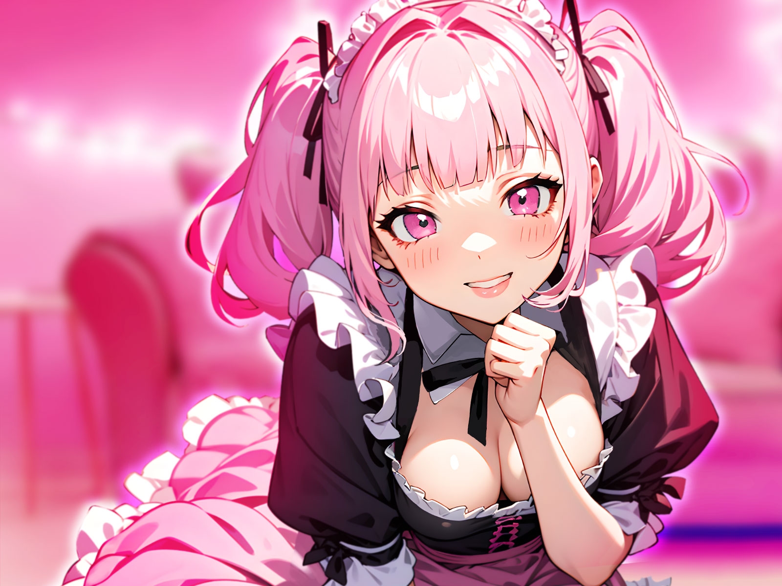 【密着耳舐め】ご奉仕過激な人気コンカフェ嬢に密室で誘惑されて…「勃起したら罰ゲーム♡」ねっちょり逆転えっち