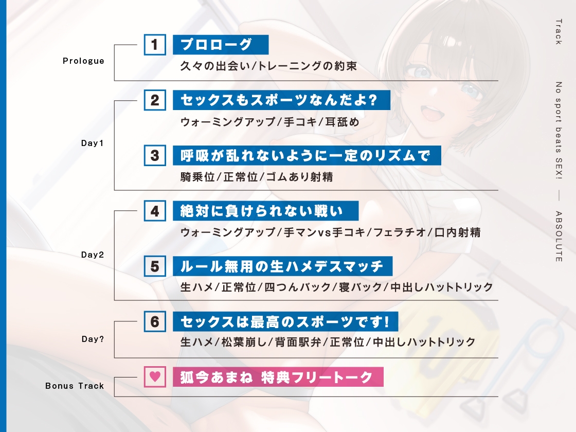 セックスは最高のスポーツです！ ～近所のアスリートお姉さんと汗だくスポ根SEX～