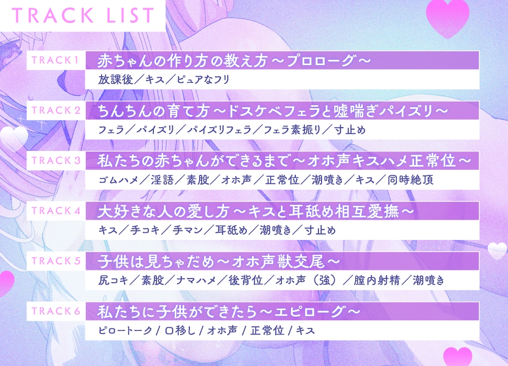【ぴゅあ性教育】どうやってできるの?～ピュアなフリしたデカ乳カノジョと即オホ♡子作りホームビデオ～