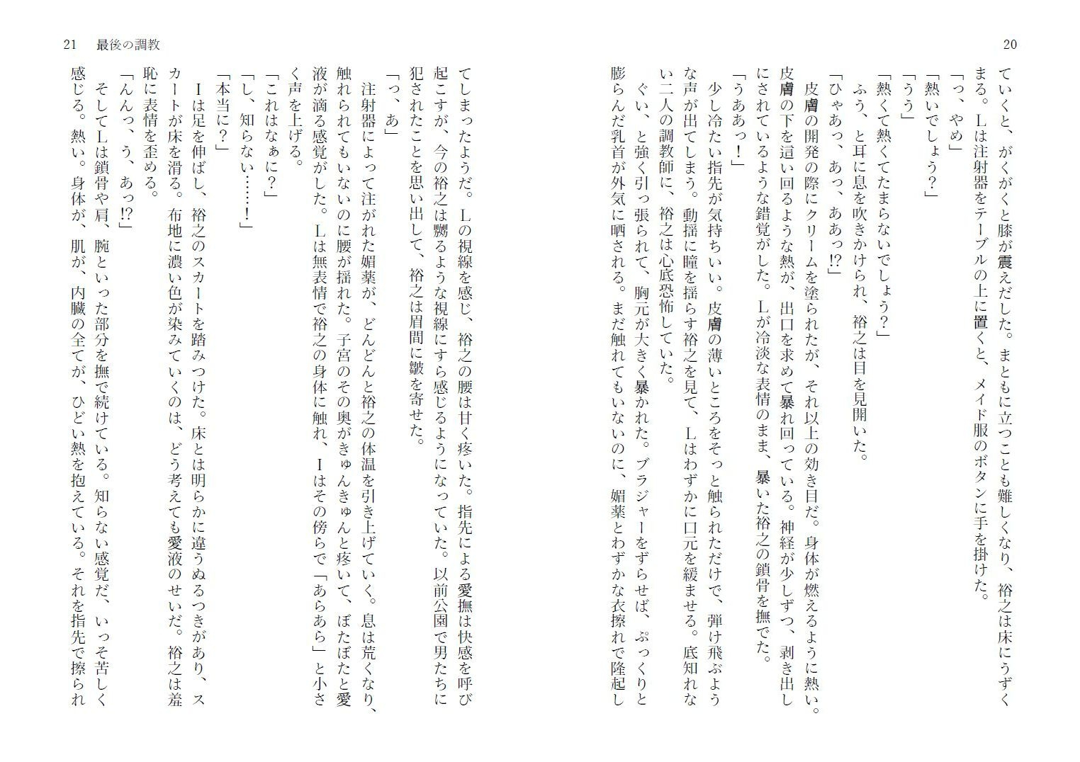 鏡越しの服従(後編)