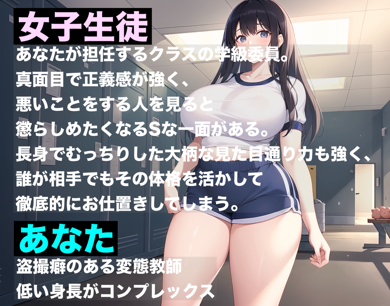 むちむち長身JKのお仕置き体格差圧迫