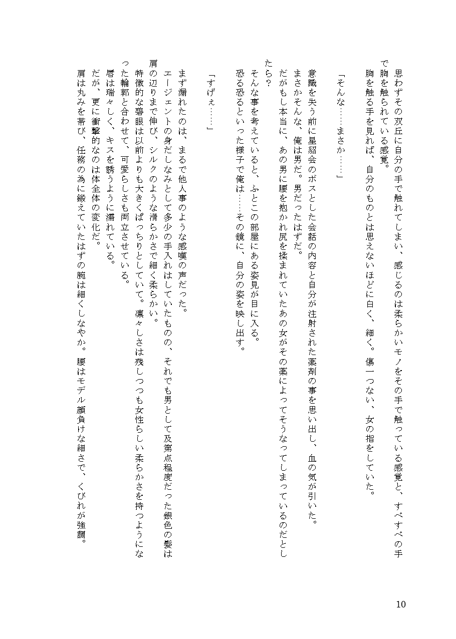 エージェントの俺が女体化洗脳されてマフィアのボスのオンナになる話