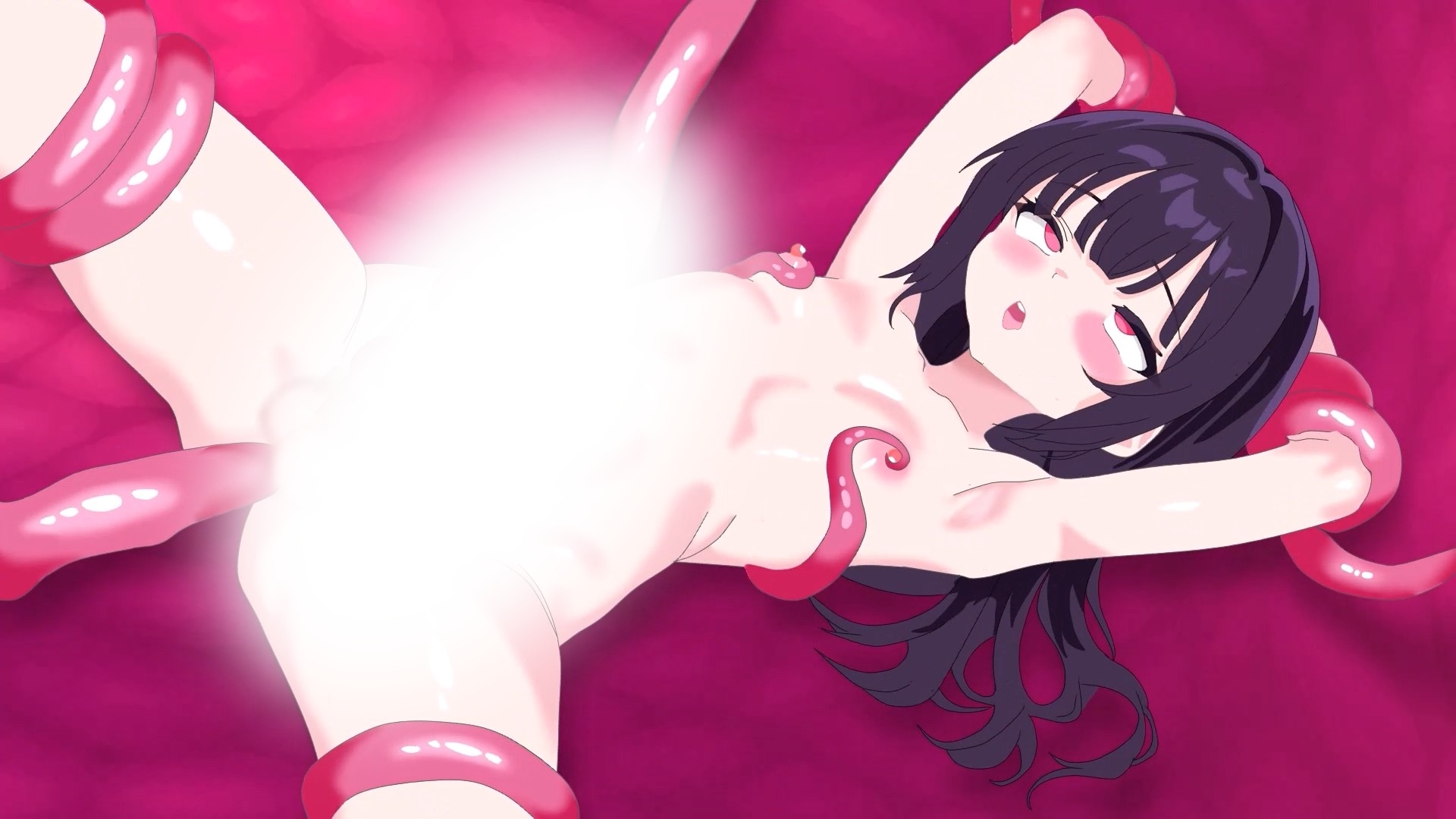 【Live2Dアニメ】ふたなり少女と搾精触手～触手に犯され搾り取られる彼女の精液～