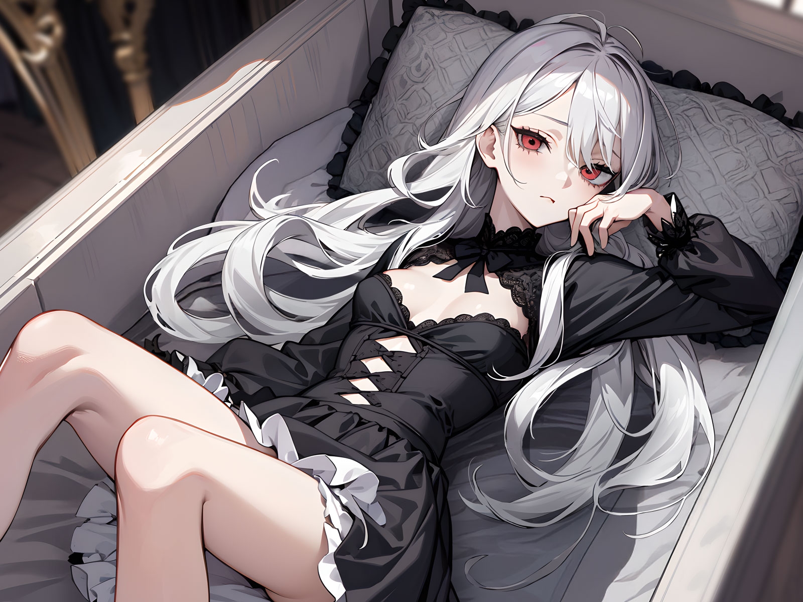 欲求不満の引きこもり吸血鬼が発情限界交尾～性欲を吸い尽くす絶頂おま◯こで搾精され続ける夜～