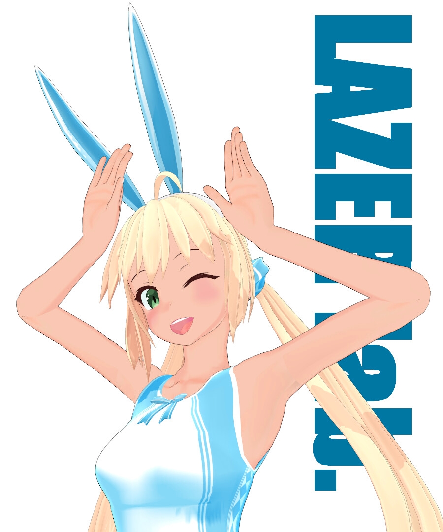 F〇O アル〇リア・キャ〇ター(バーサーカー)第二再臨ver. MMD用3Dモデルデータ