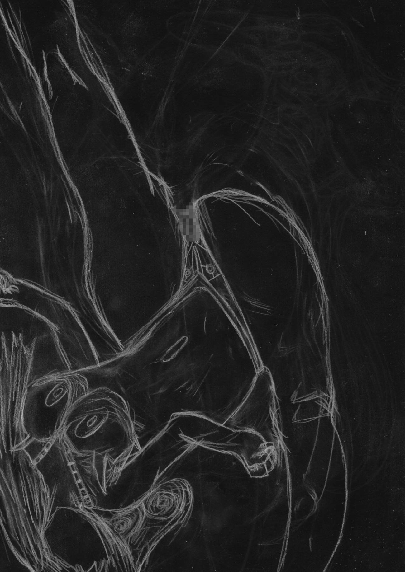 黒よりも黒いエロティックホラー黒戯絵集「マネキンポーズ6」