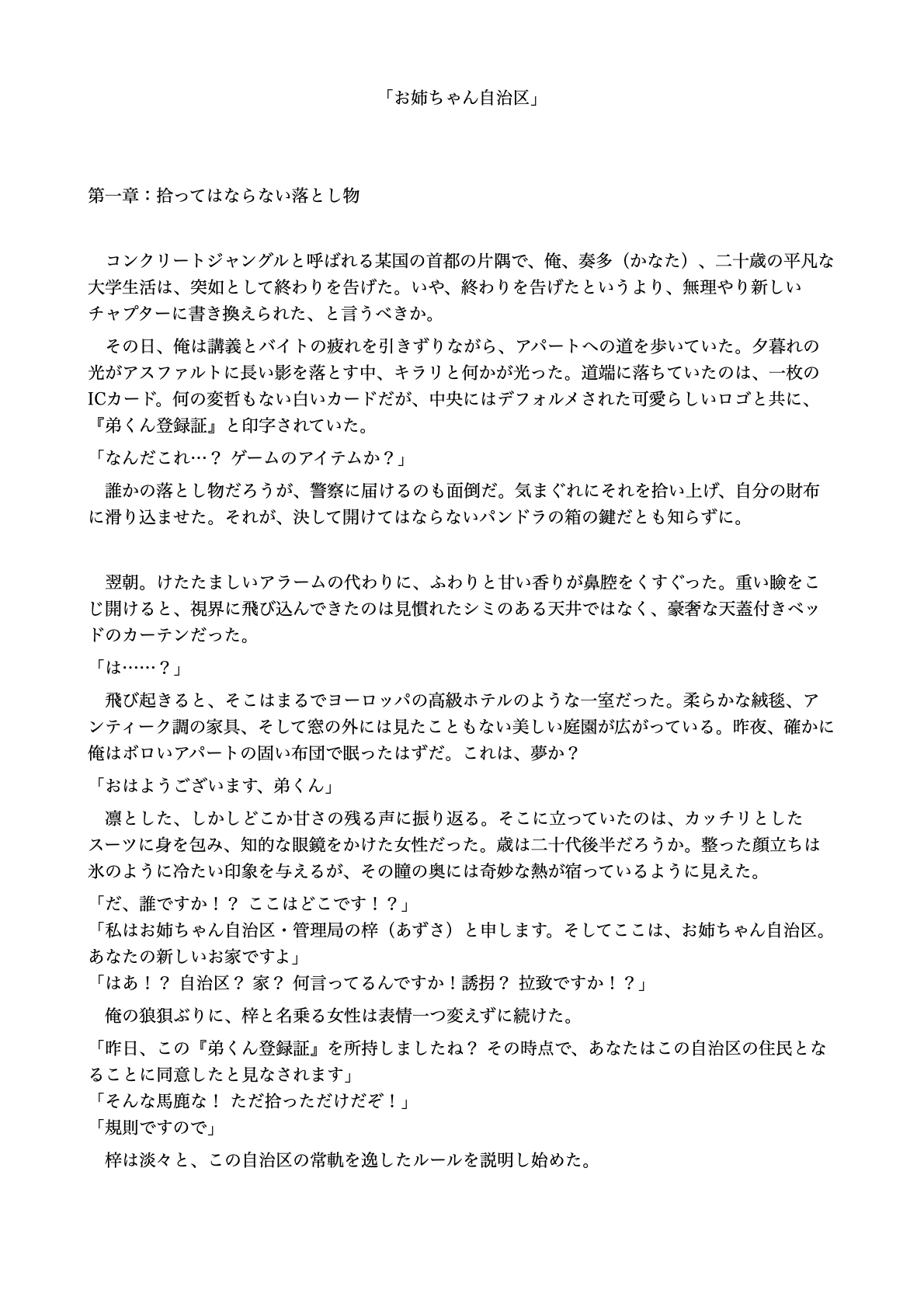 お姉ちゃん自治区