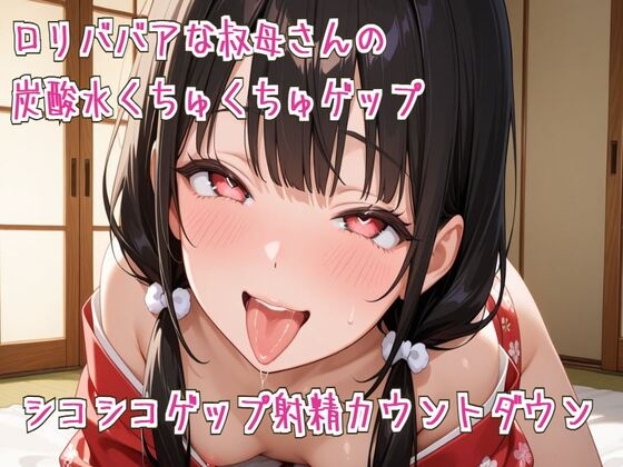 ○リババアな叔母さんの炭酸水くちゅくちゅゲップ&シコシコゲップ射精カウントダウン