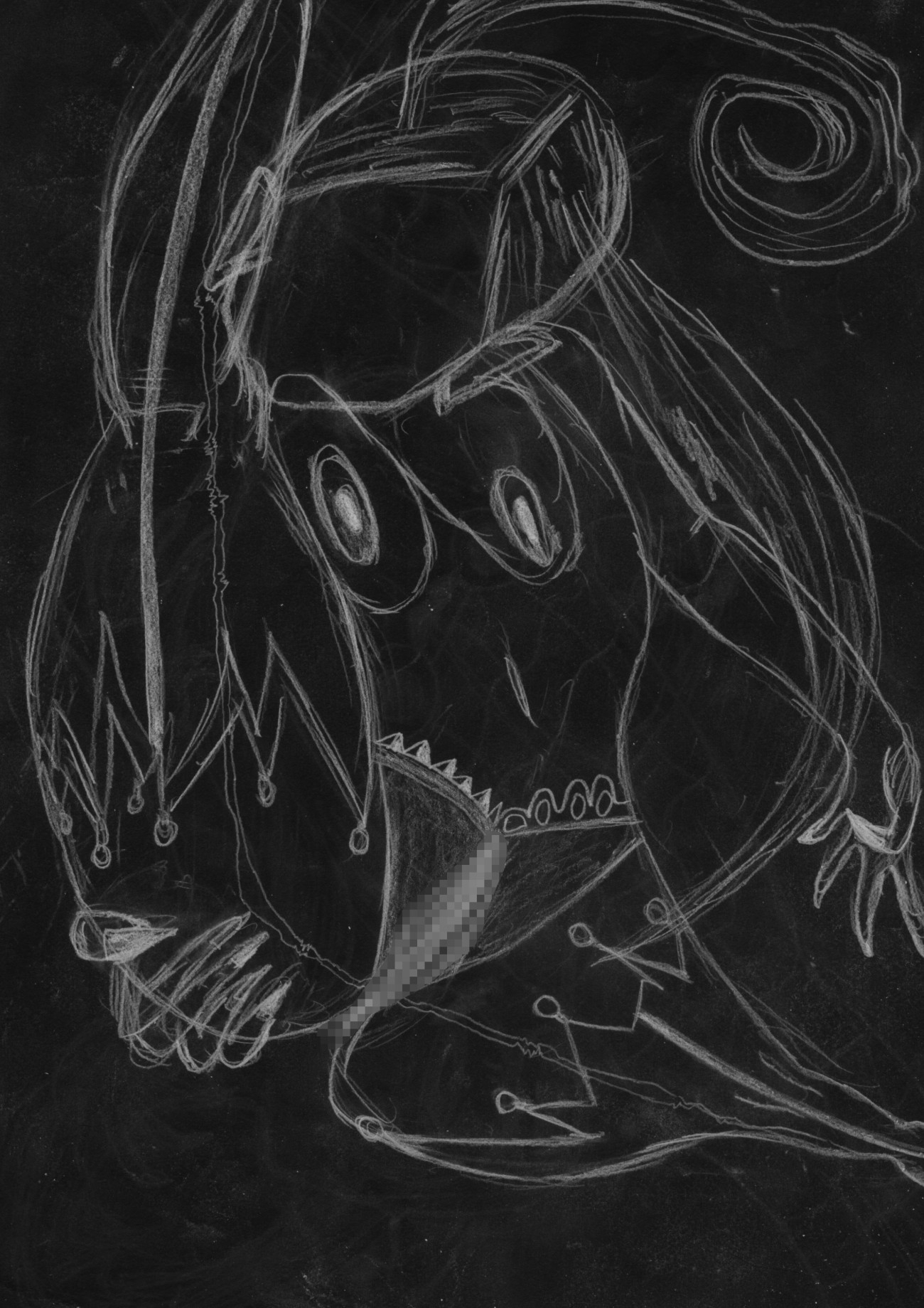 黒よりも黒いエロティックホラー黒戯絵集「マネキンポーズ7」