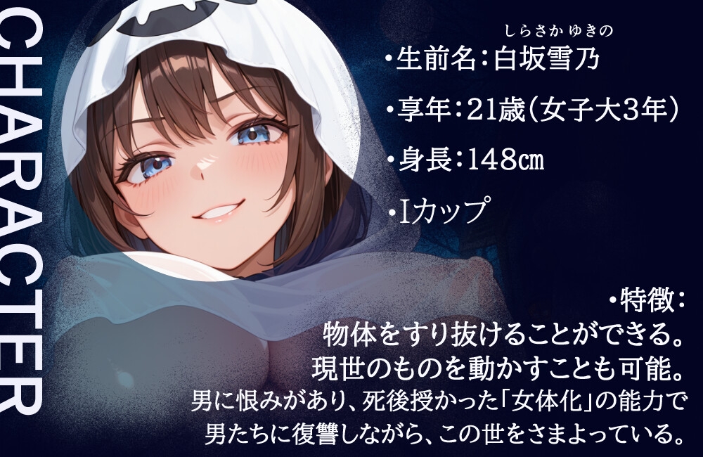 【性転換おばけ】お菓子くれなきゃ女体化しちゃうぞ?【ショート作品】