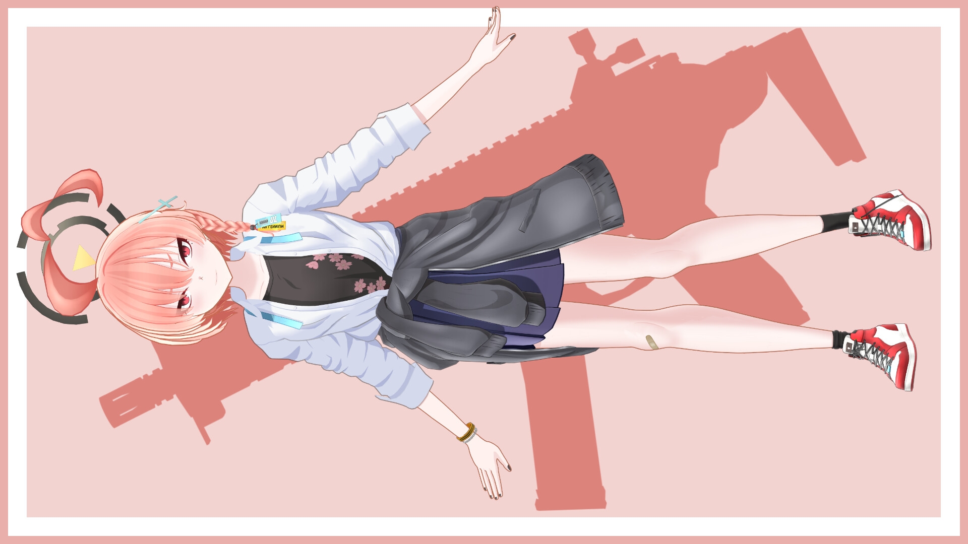 ブ◯アカ 美〇ネル(制服) MMDモデルデータ