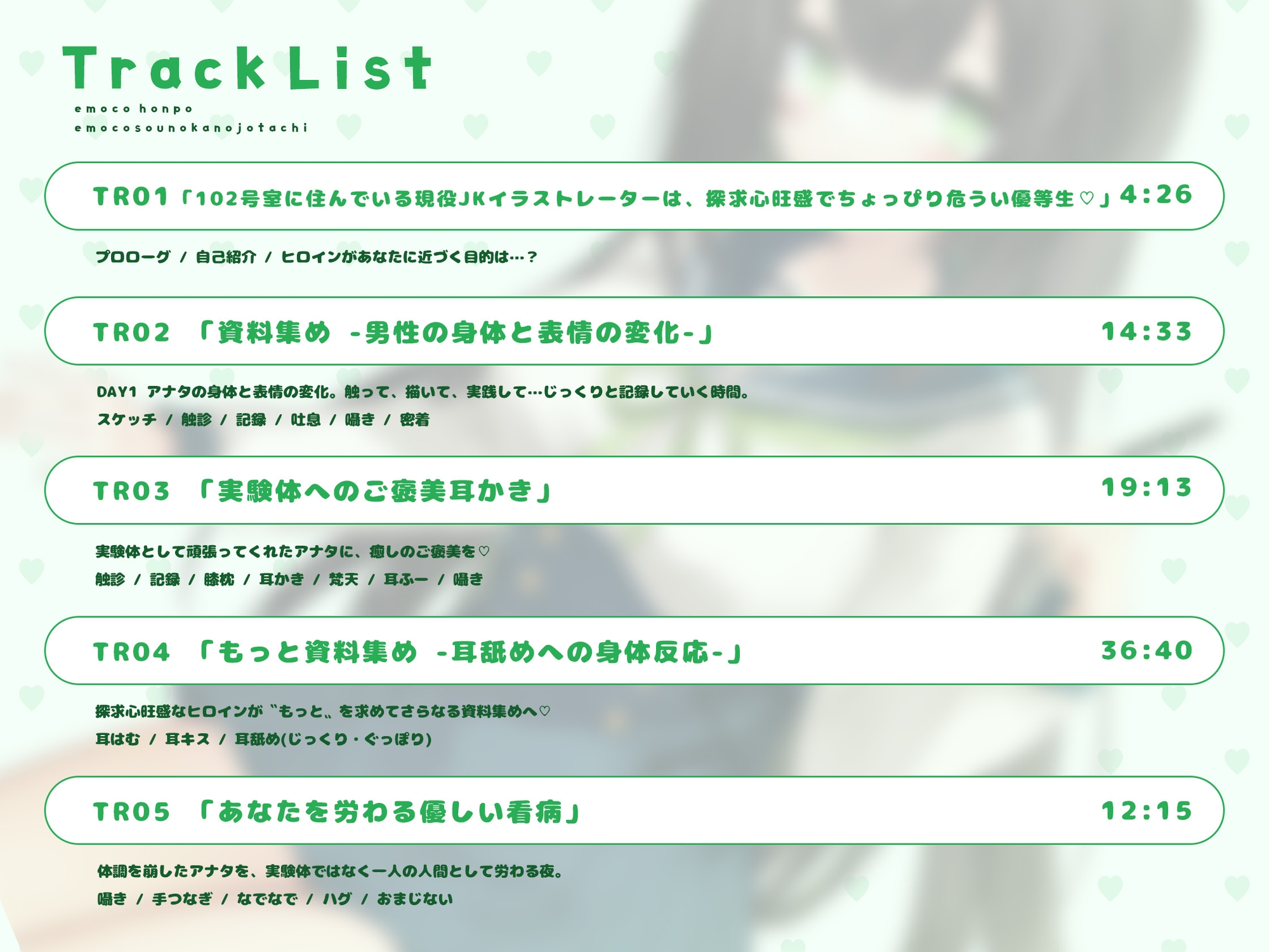 【敬語×女性優位】102号室に住んでいる現役JKイラストレーターは、探求心旺盛でちょっぴり危うい優等生♡～えもこ荘の彼女たち～