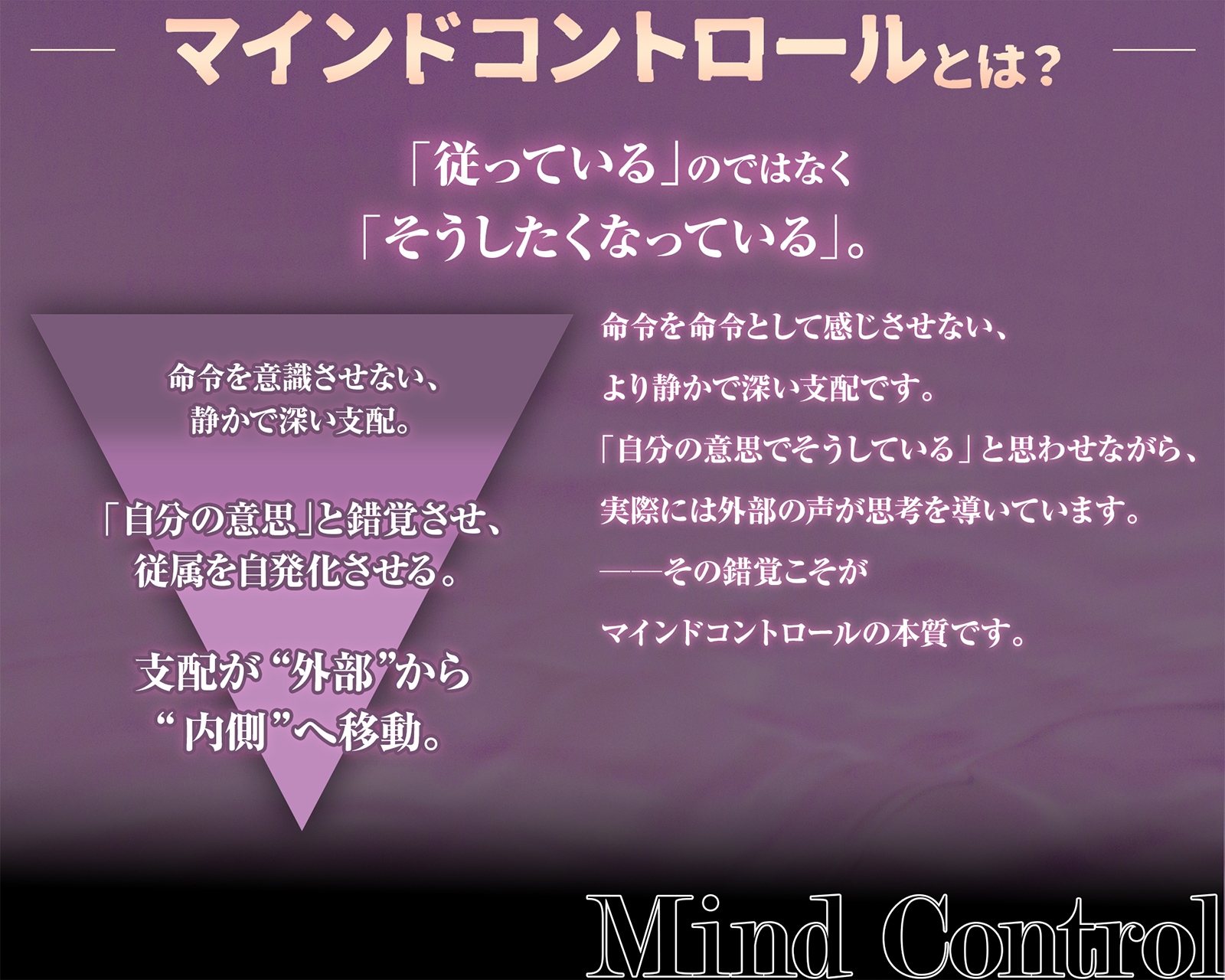 【イキ癖、脳侵食】快・楽・洗・脳~耳から犯され腰が勝手に動き出す『無抵抗射精実験』プログラム~