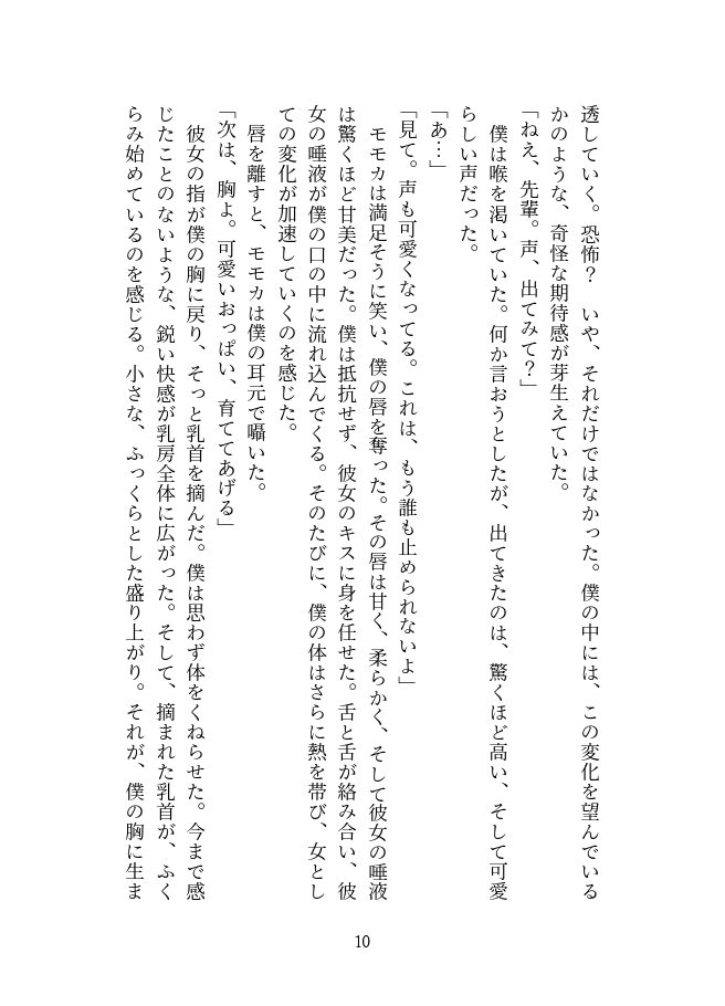 ふたなり後輩に女体化されて愛されるまで