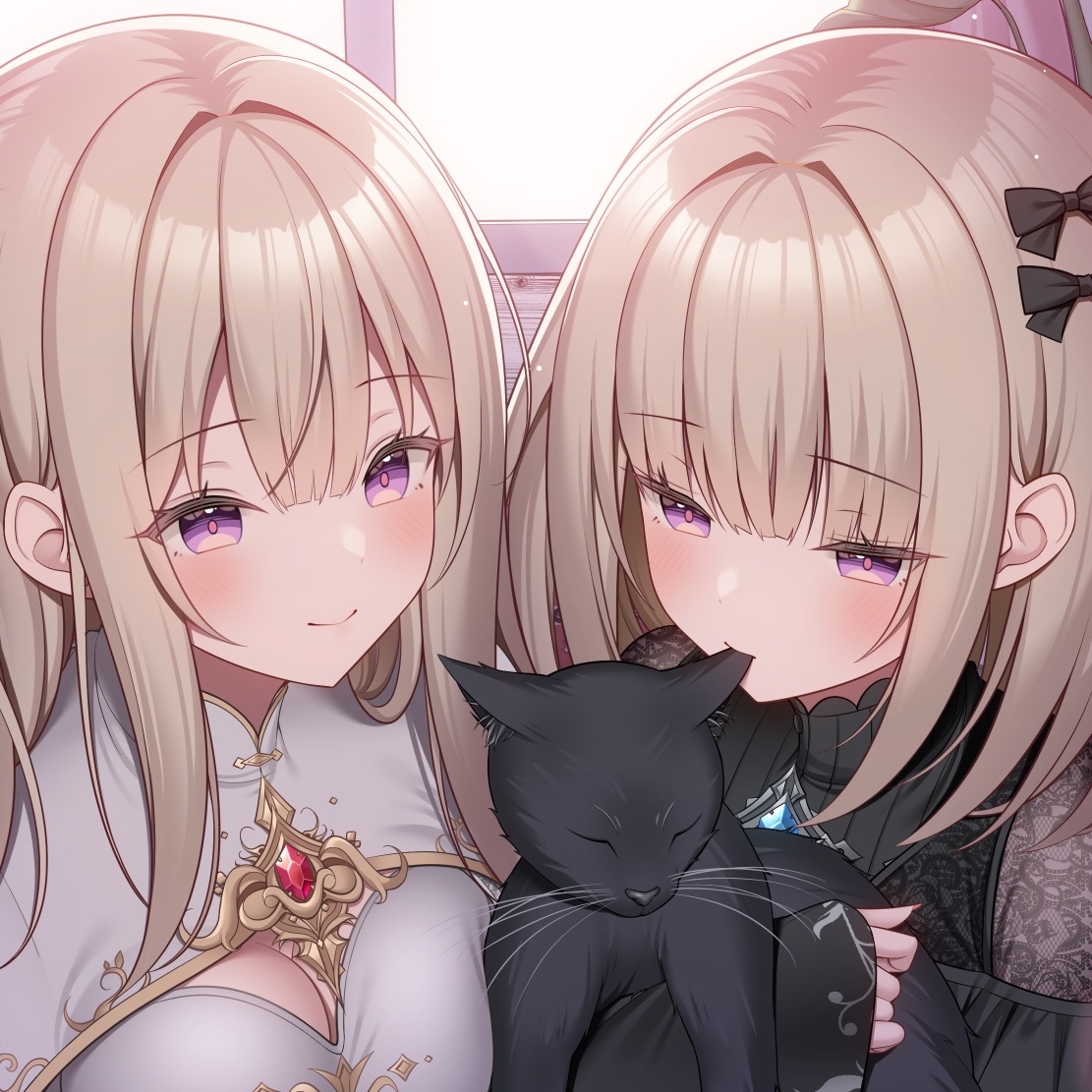 耳舐め&耳ふーサンドイッチ ～私たちの猫にしてあげる～【R-15 安眠/スタジオで2名同時収録で臨場感抜群！！】